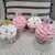 Pip Posh Design Faux Sweet Décor Whipped Candy Hearts Cupcake Assortment Set Of 4
