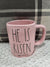 Rae Dunn "He Is Risen" Scripture Powder Pink Mug Faith Collection