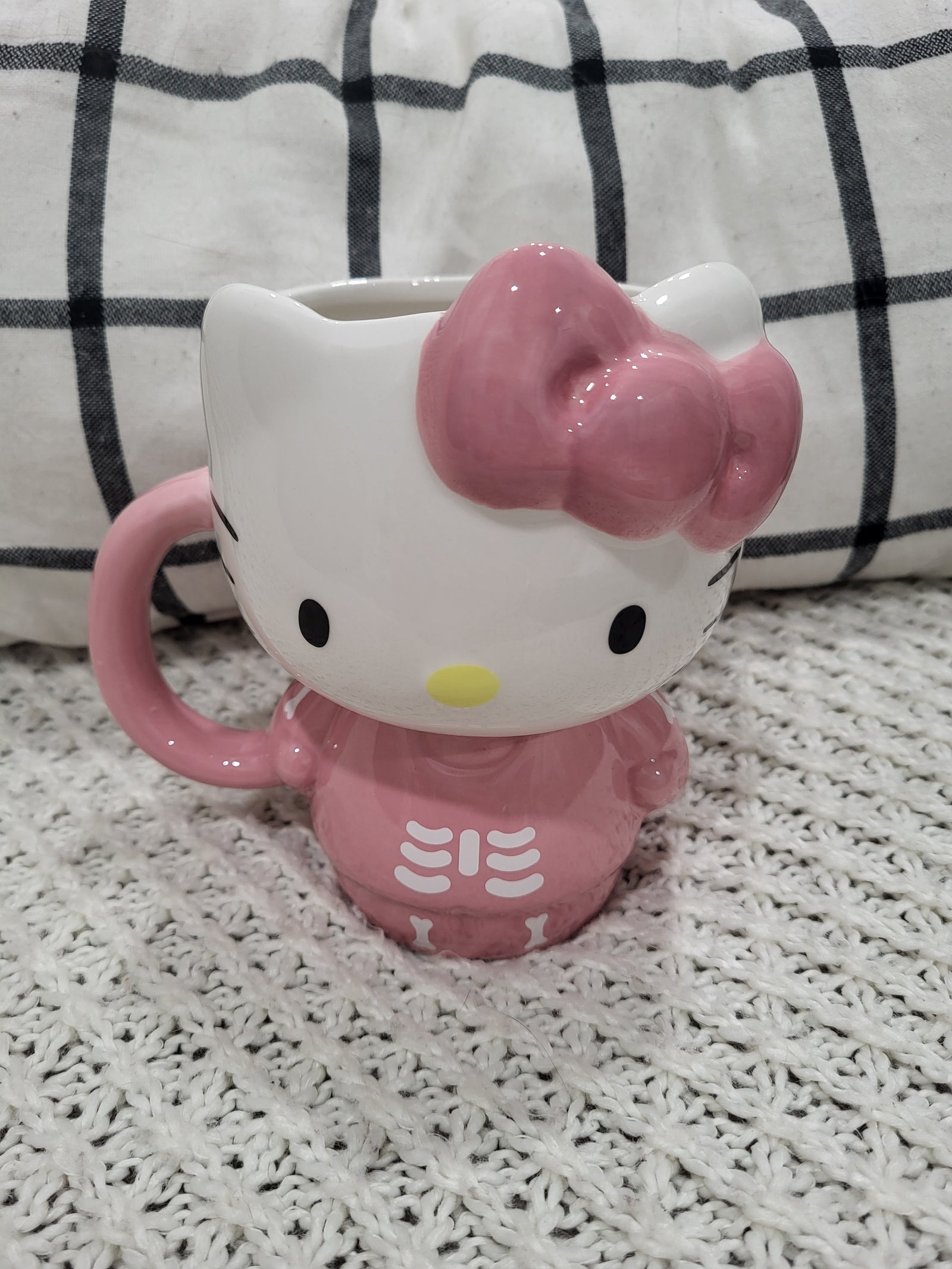 Hello Kitty Cute Pink Skeleton 20oz Mug HK Halloween Collection