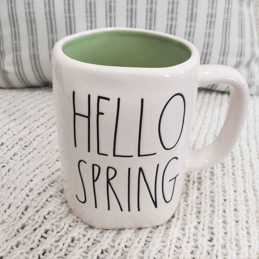 Rae Dunn "Hello Spring" Mug Spring Collection