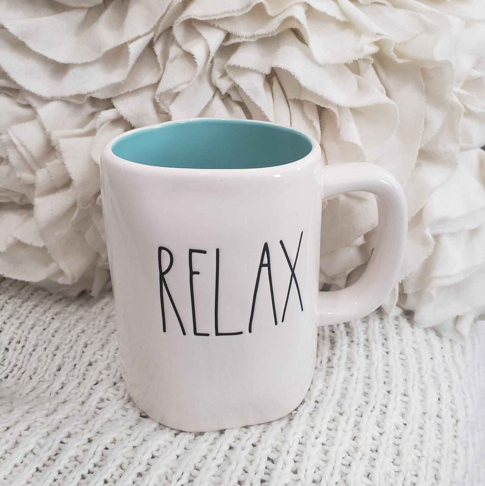 Rae Dunn "Relax" Mug Collection