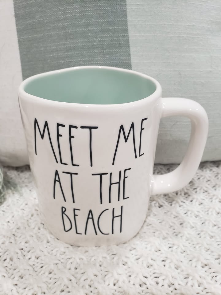 Rae Dunn "Meet Me At The Beach" Summer Mug Collection