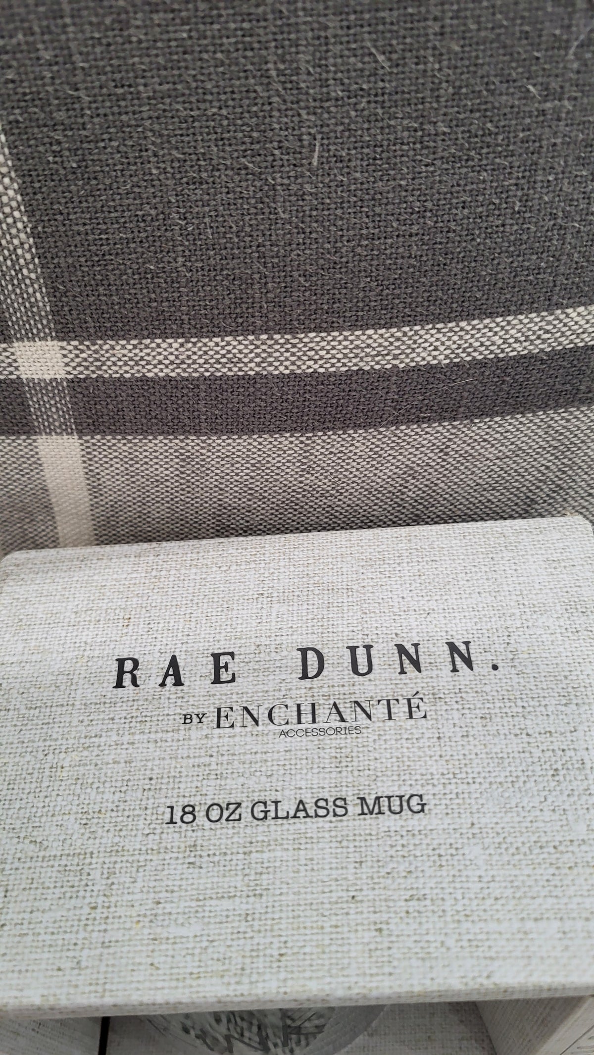 Rae Dunn &quot;Cup Of Rainbows Iridescent 18 OZ Glass Collation