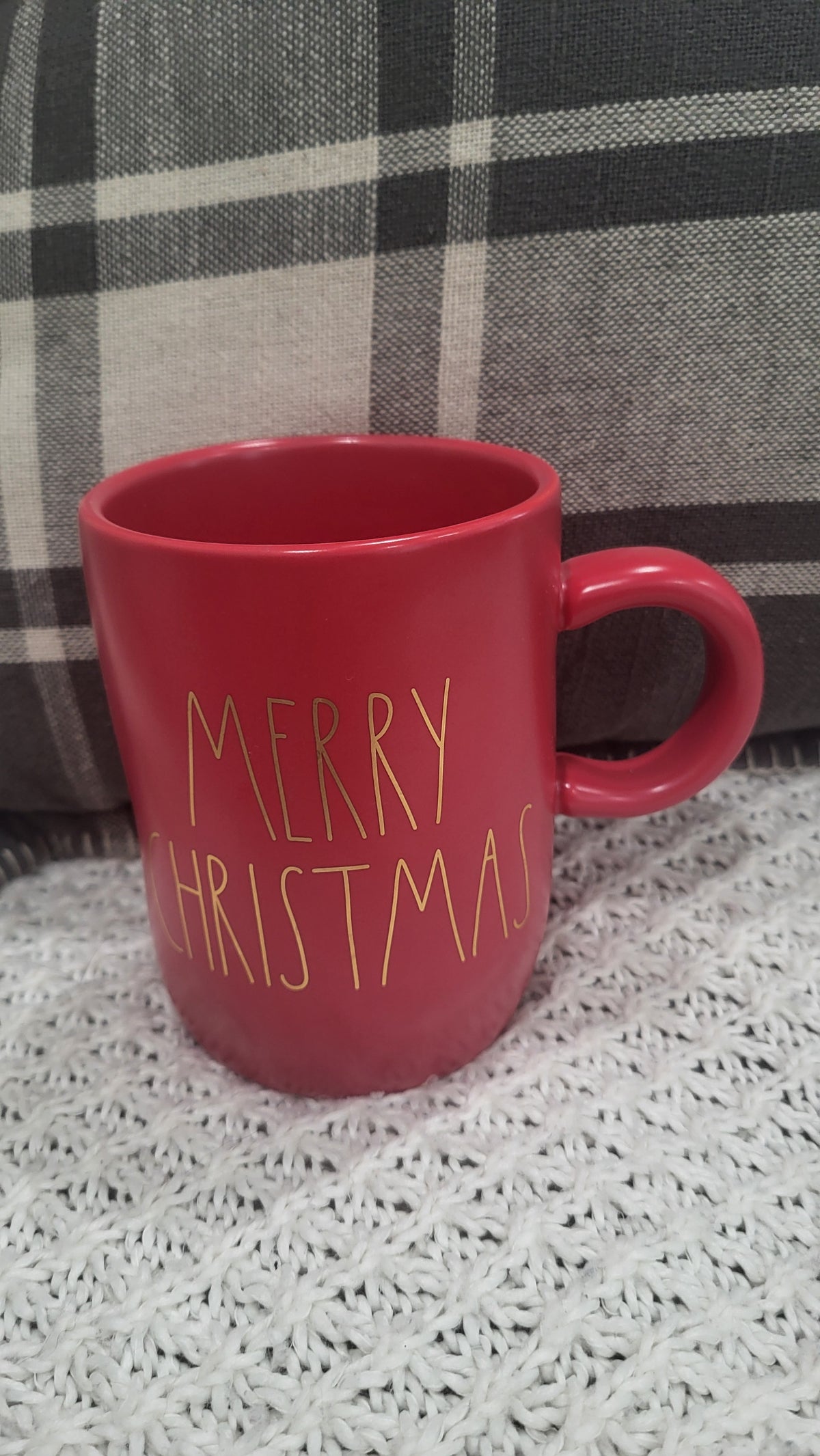 Rae Dunn &quot;Merry Christmas&quot; Red Mug Holiday Collection