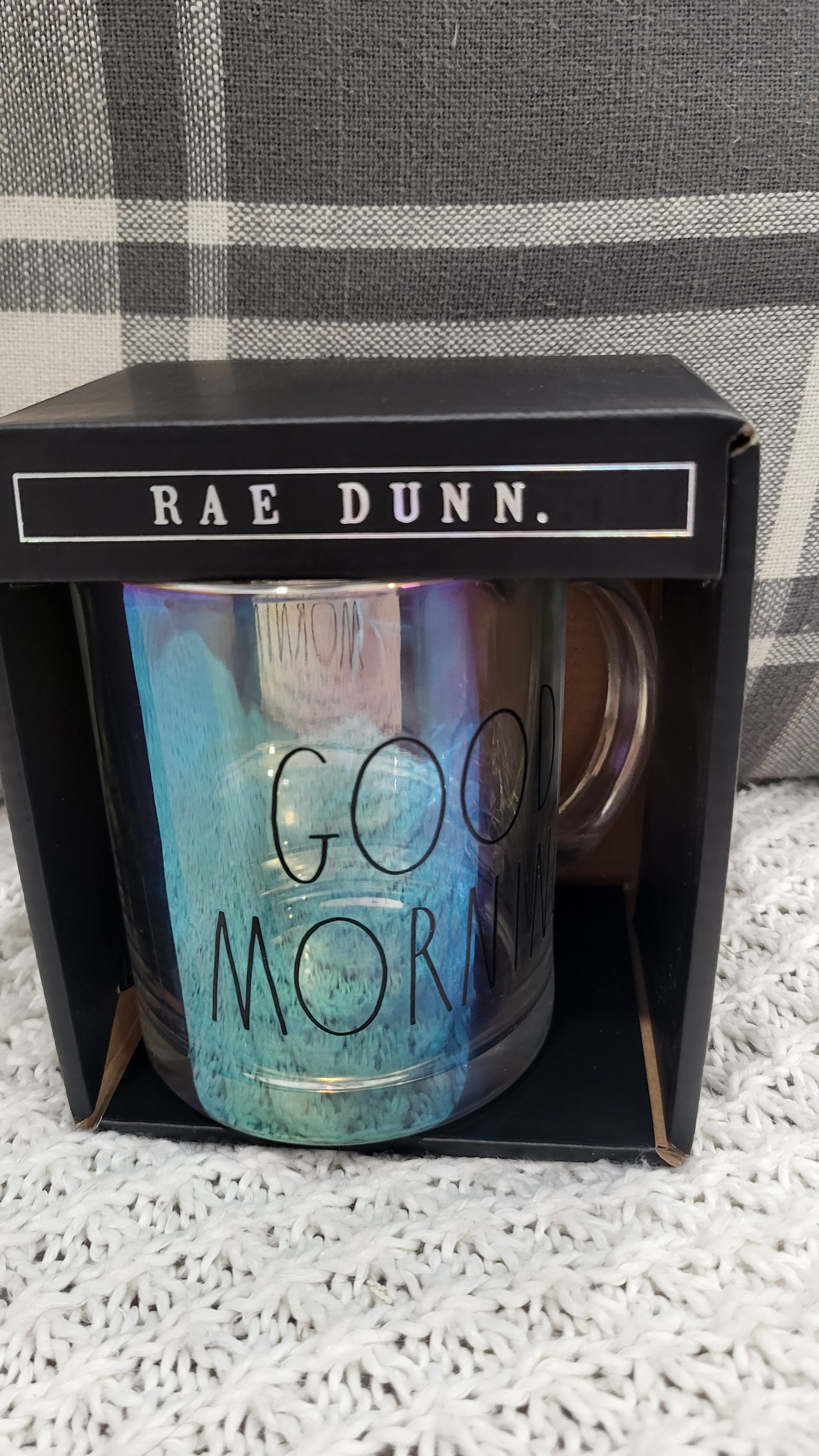 Rae Dunn "Good Morning" Iridescent 18 OZ Mug Collection
