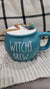 Rae Dunn Witch's Brew Blue Cauldron & Pip Posh Design Faux Sweet Décor Snake Topper Cauldron Collection