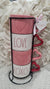 Rae Dunn "Heart, Love, XOXO" Heart Handle Stackable Mugs Set of 4