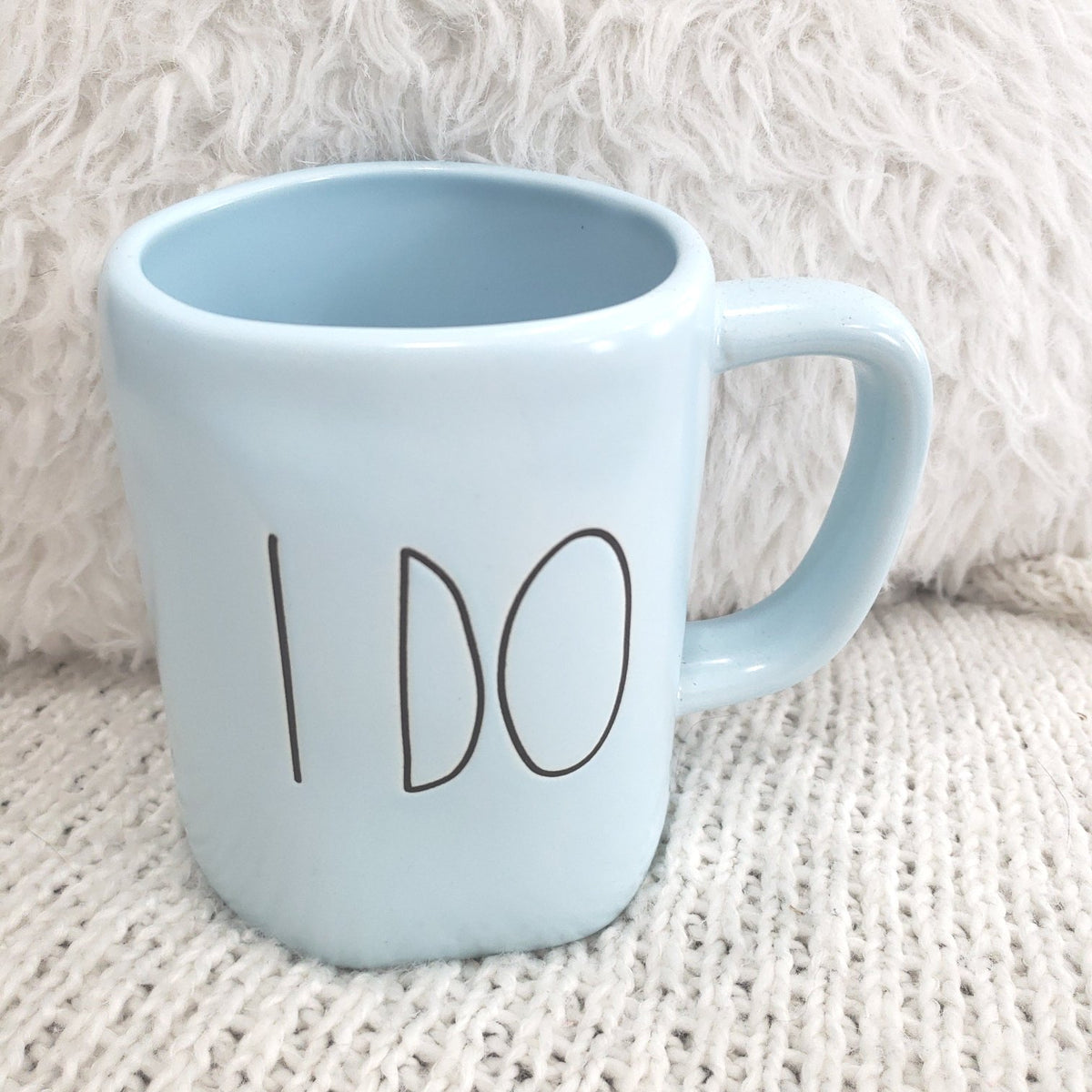 Rae Dunn &quot;I Do&quot; Powder Blue&quot; Mug Collection