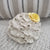 Pip Posh Design Faux Sweet Décor Yellow Flower Ivory Whipped Mug Topper