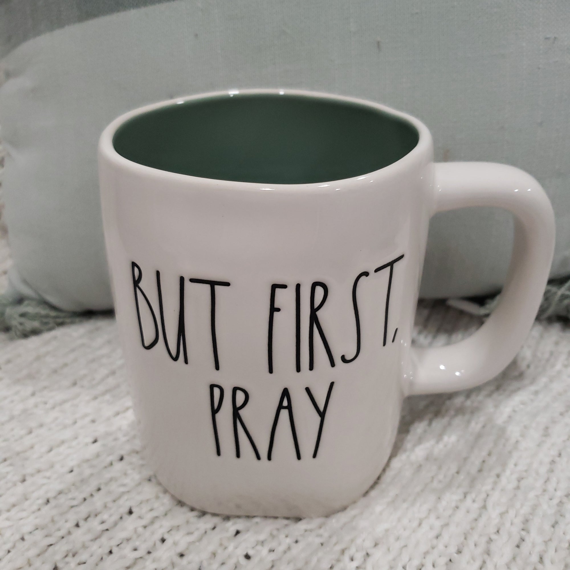 Rae Dunn "But First, Pray" Mug Faith Collection