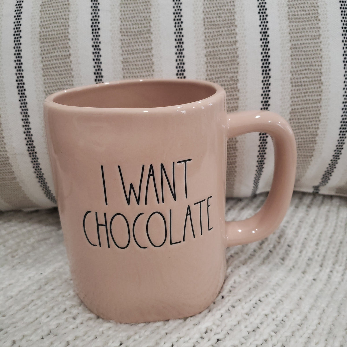 Rae Dunn &quot;I Want Chocolate&quot; Mug Collection