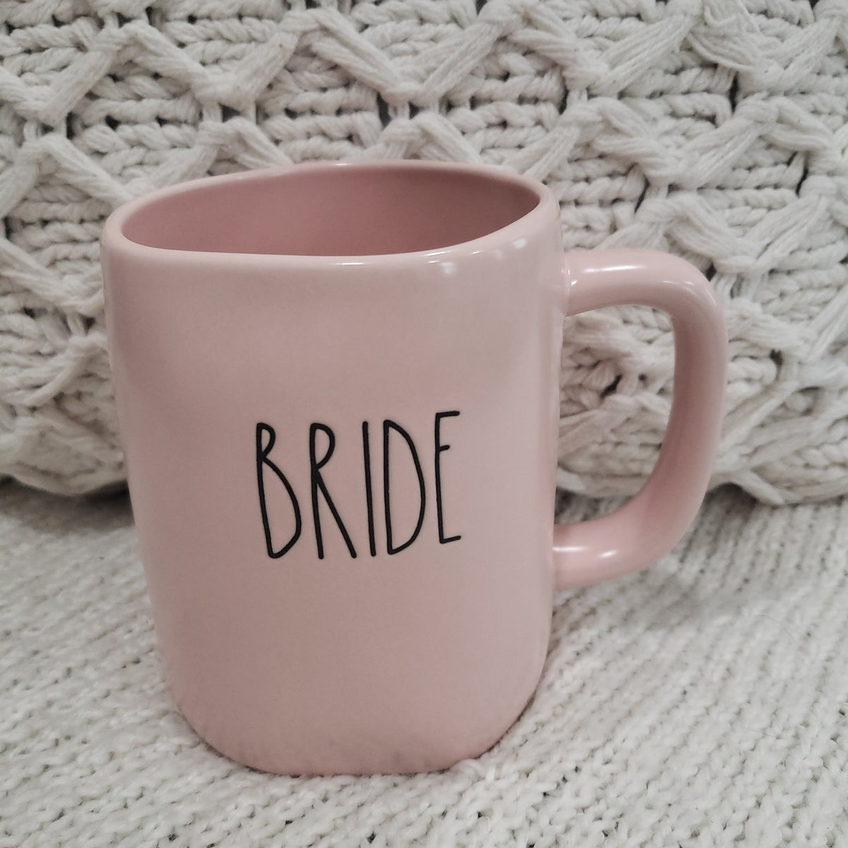 Rae Dunn &quot;Bride&quot; Powder Pink Mug Collection