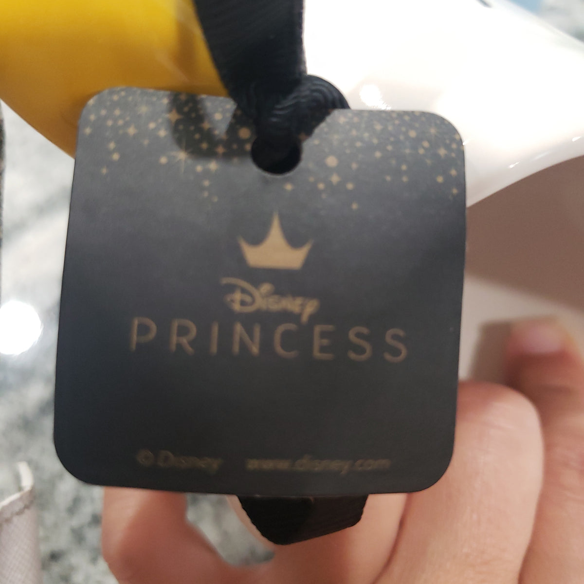 Rae Dunn &quot;Happy&quot; Double Sided Mug Disney&#39;s Snow White Princess Collection