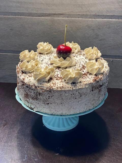 Pip Posh Design Faux Sweet Décor Ivory Cherry Coffee Cake Collection