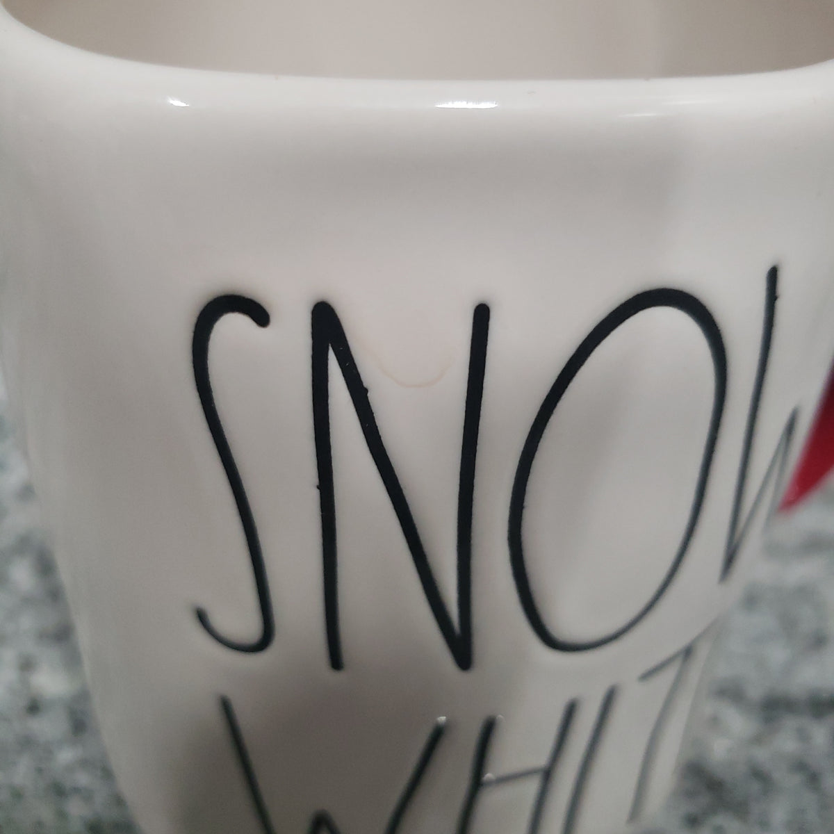 Rae Dunn &quot;Snow White&quot; Snow White Double Sided Mug Disney&#39;s Snow White Princess Collection