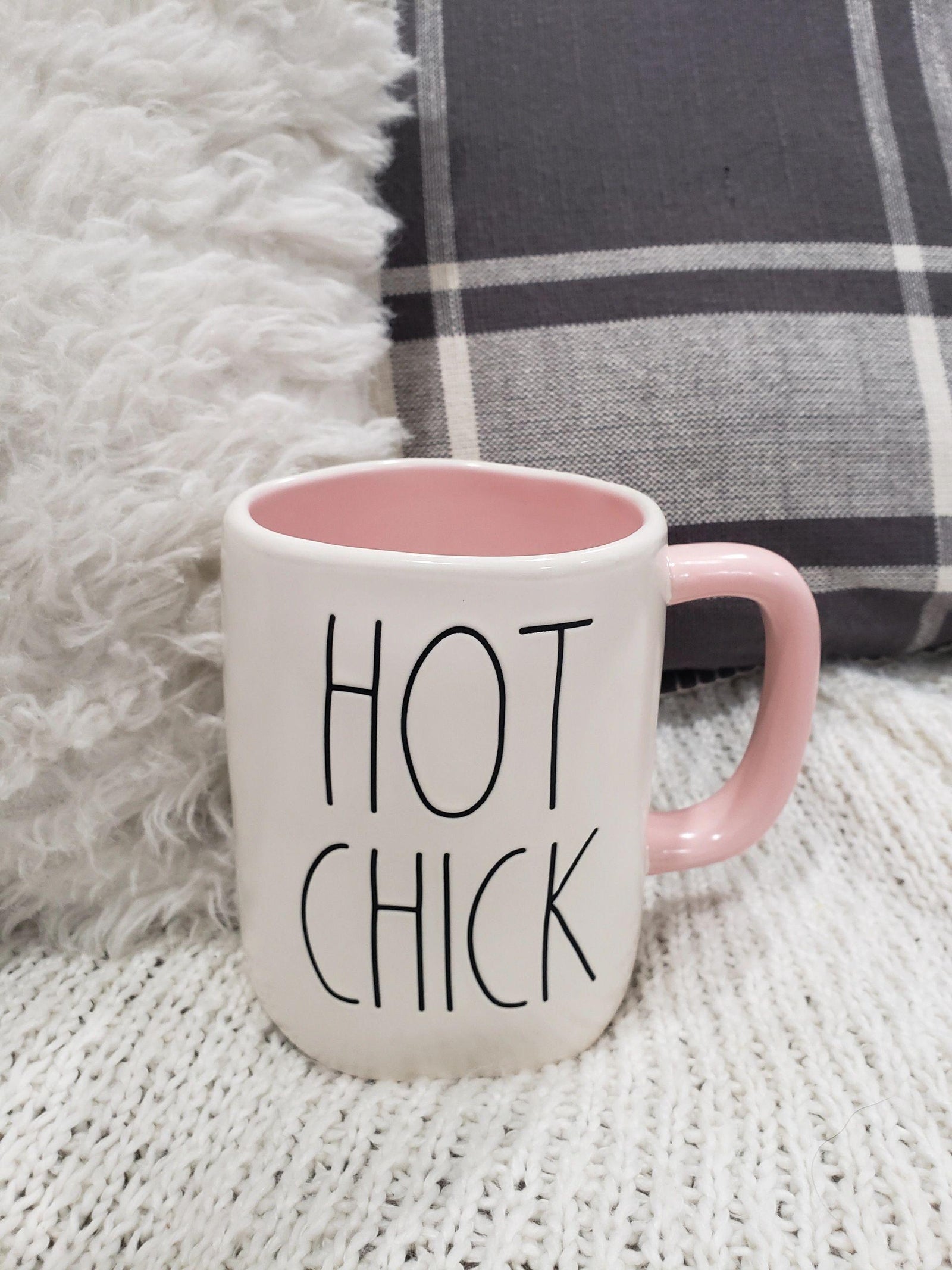 Rae Dunn "HOT CHICK" Mug Spring Collection