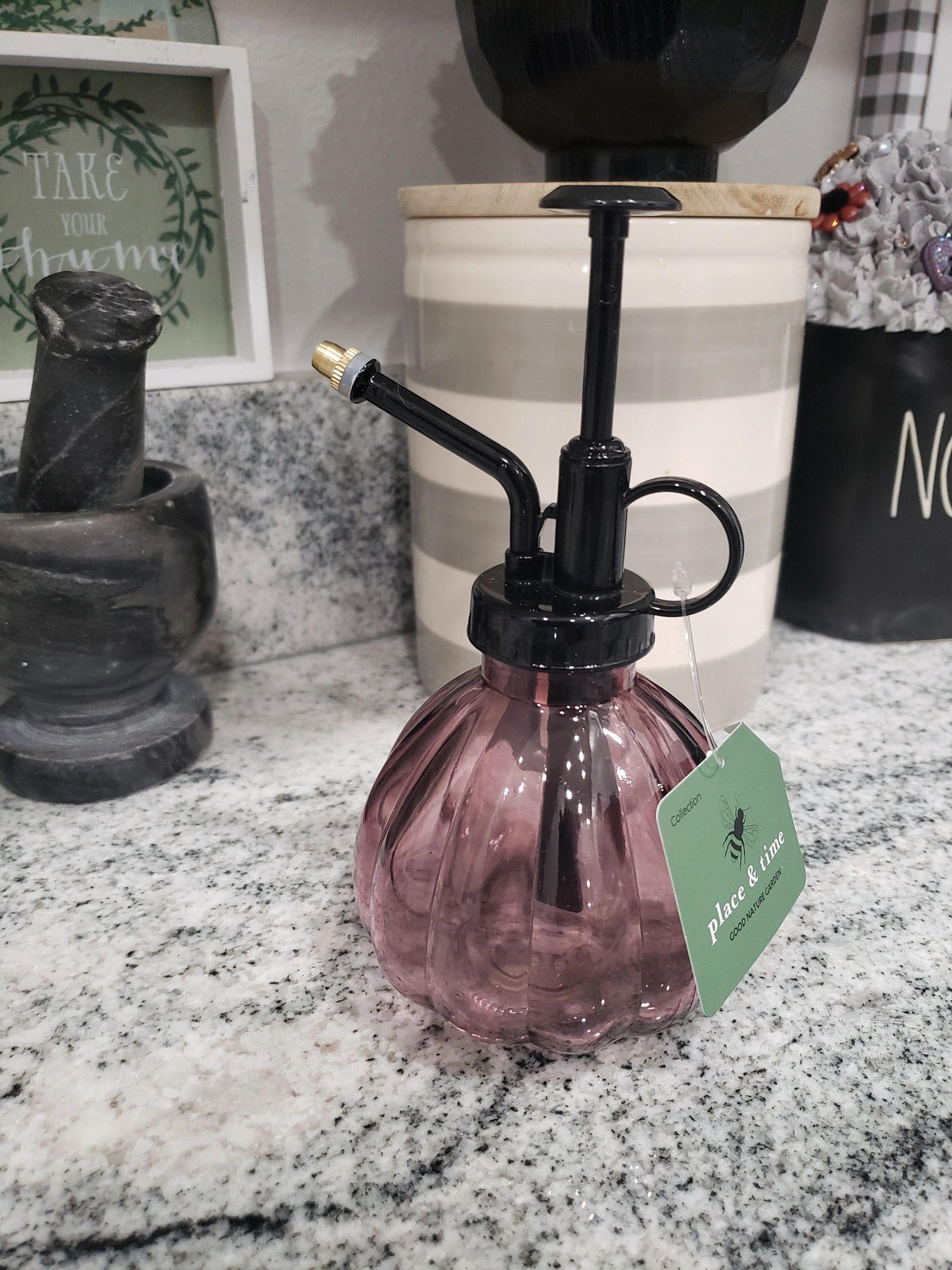 Farm House Style Purple Plant Mister.