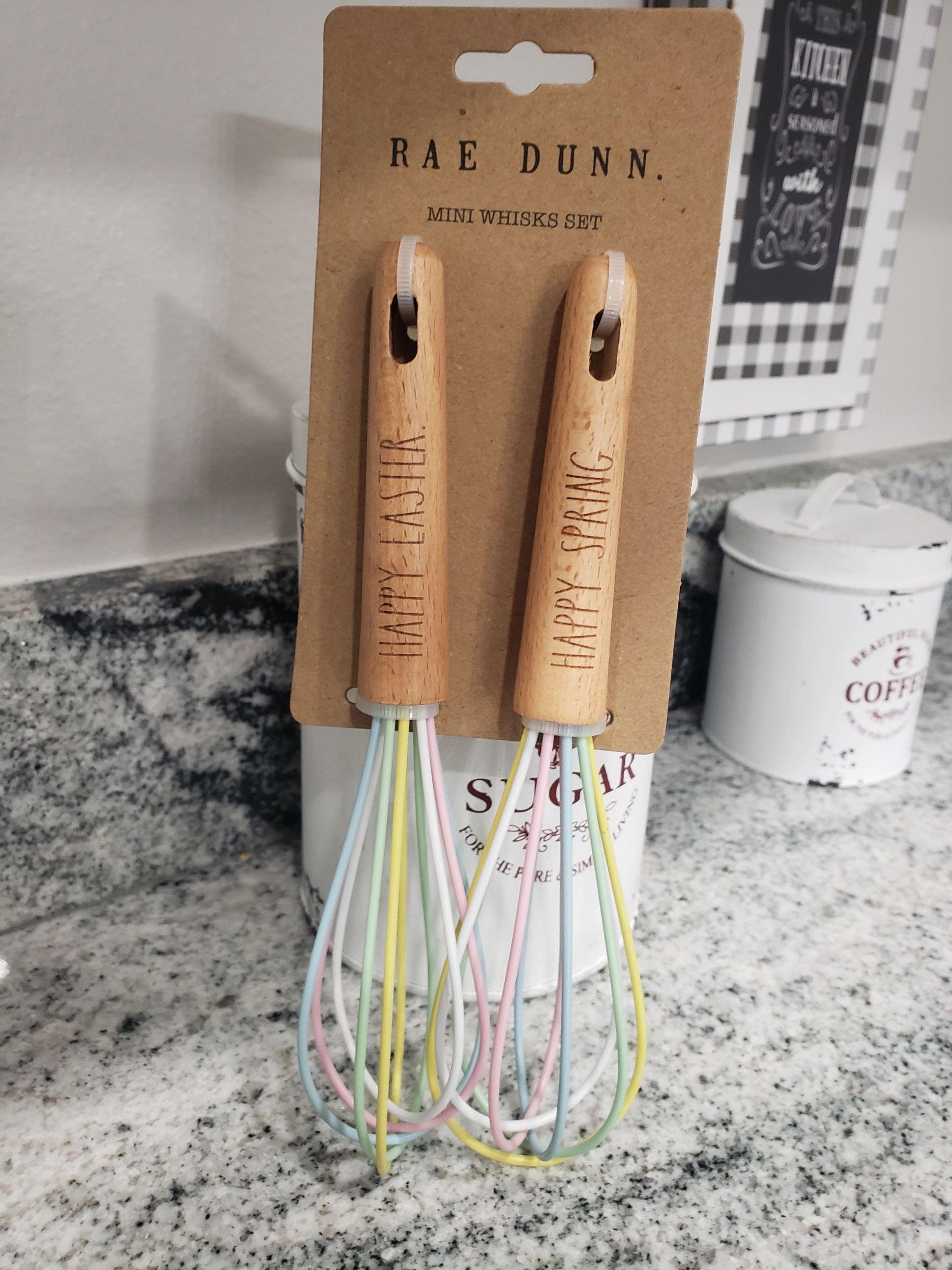 Rae Dunn "Happy Easter & Happy Spring" Mini Whisk Set