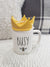 Rae Dunn "BUSY " Bee Mug and Crown Mug Topper Bee Collection