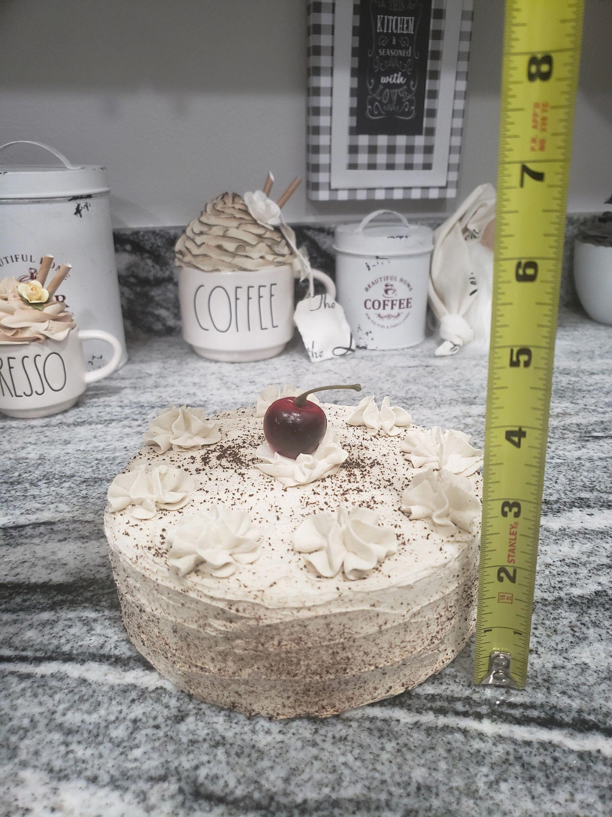 Pip Posh Designs Faux Cherry Coffee Mocha Cake Collection