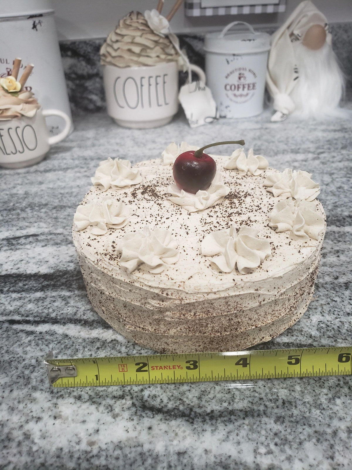 Pip Posh Designs Faux Cherry Coffee Mocha Cake Collection