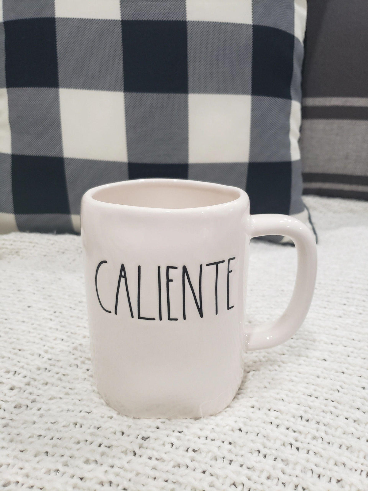 Rae Dunn &quot;Caliente&quot;  White Mug Collection