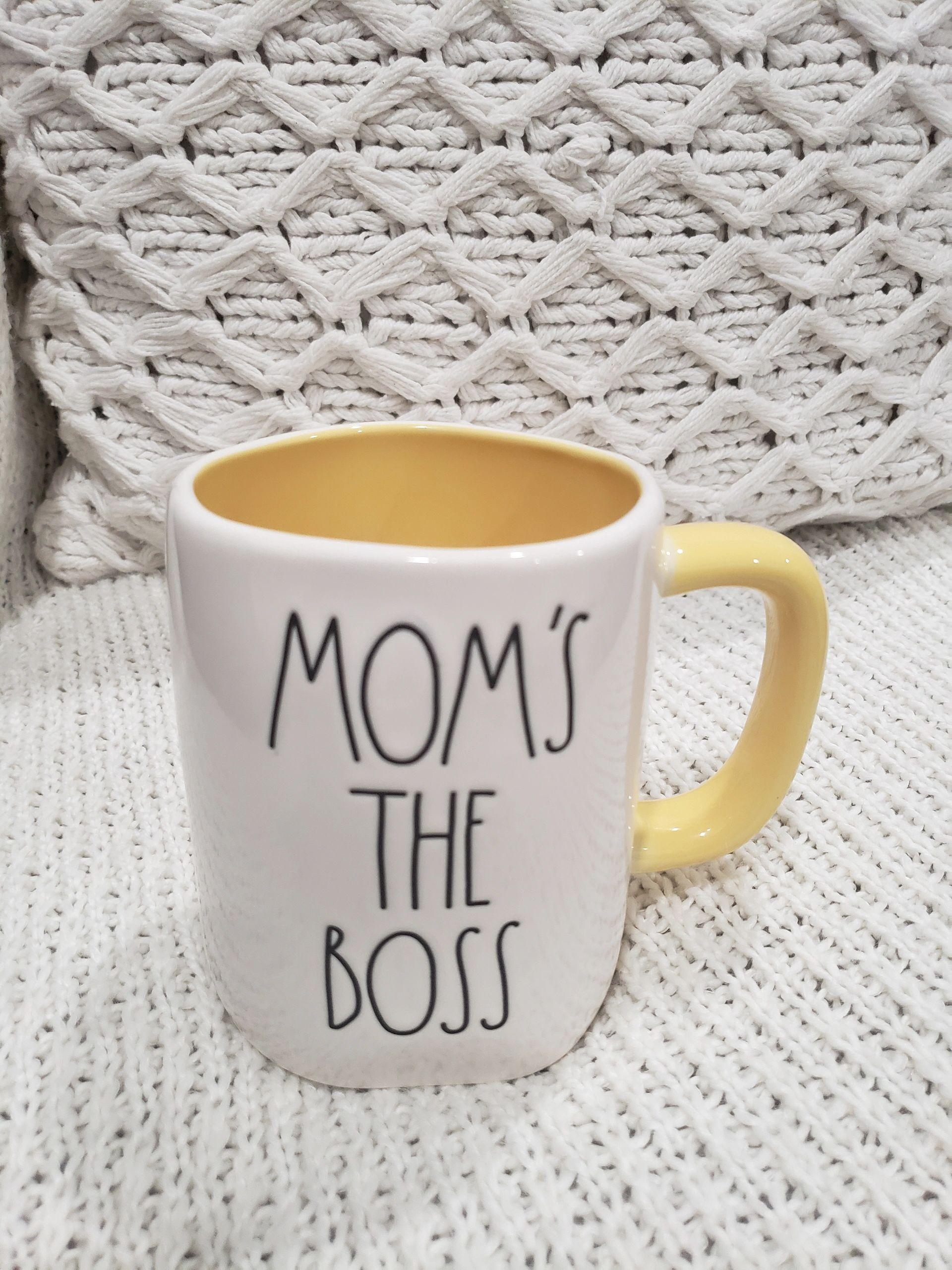 Rae Dunn "Mom's The Boss" Mug Collection