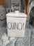 Rae Dunn "Quinoa" White Square Canister Collection