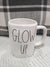 Rae Dunn "Glow Up" White Mug Collection