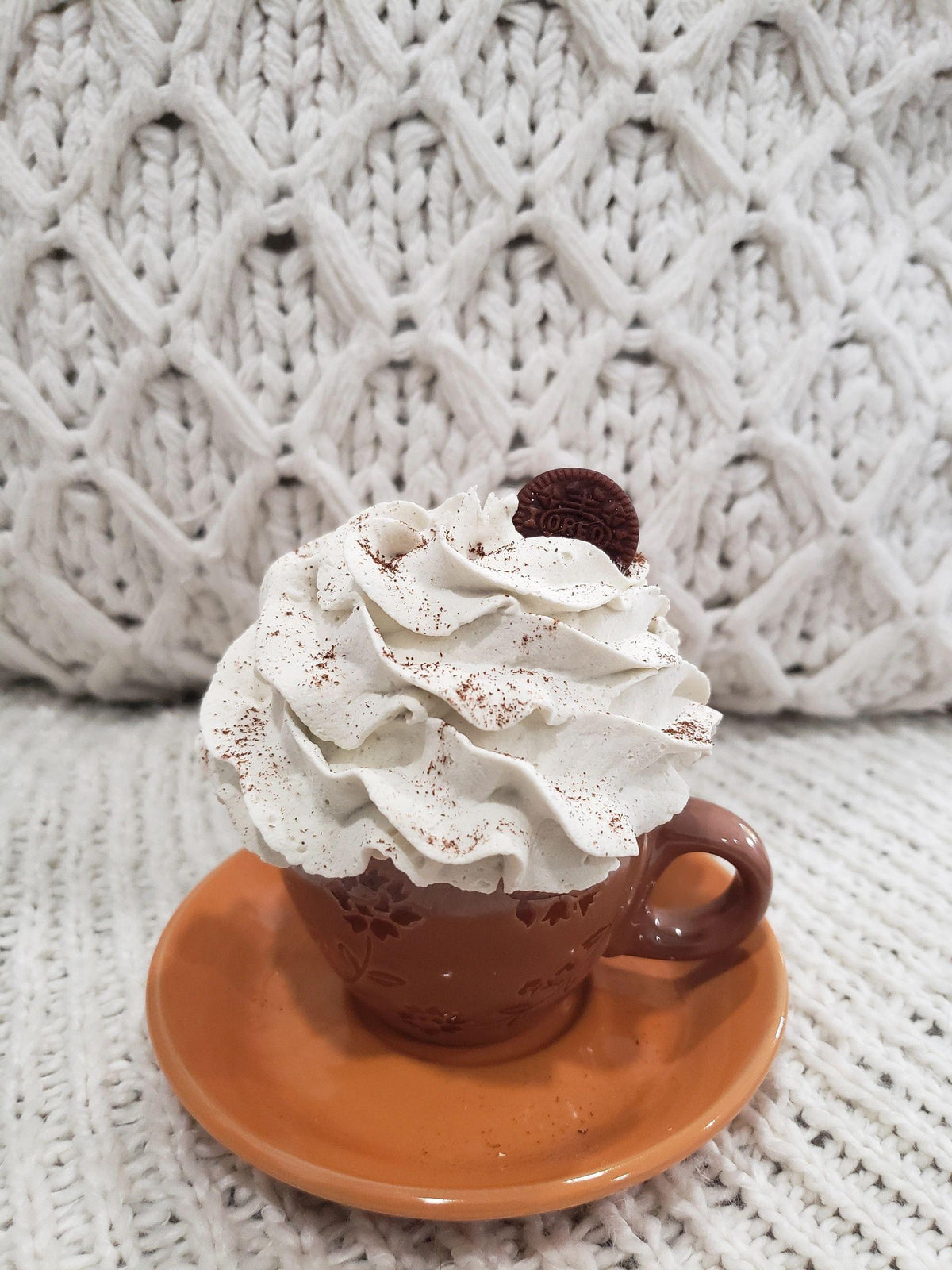 Pip Posh Design Faux Sweet Décor Mini Spiced Tea Cup Collection