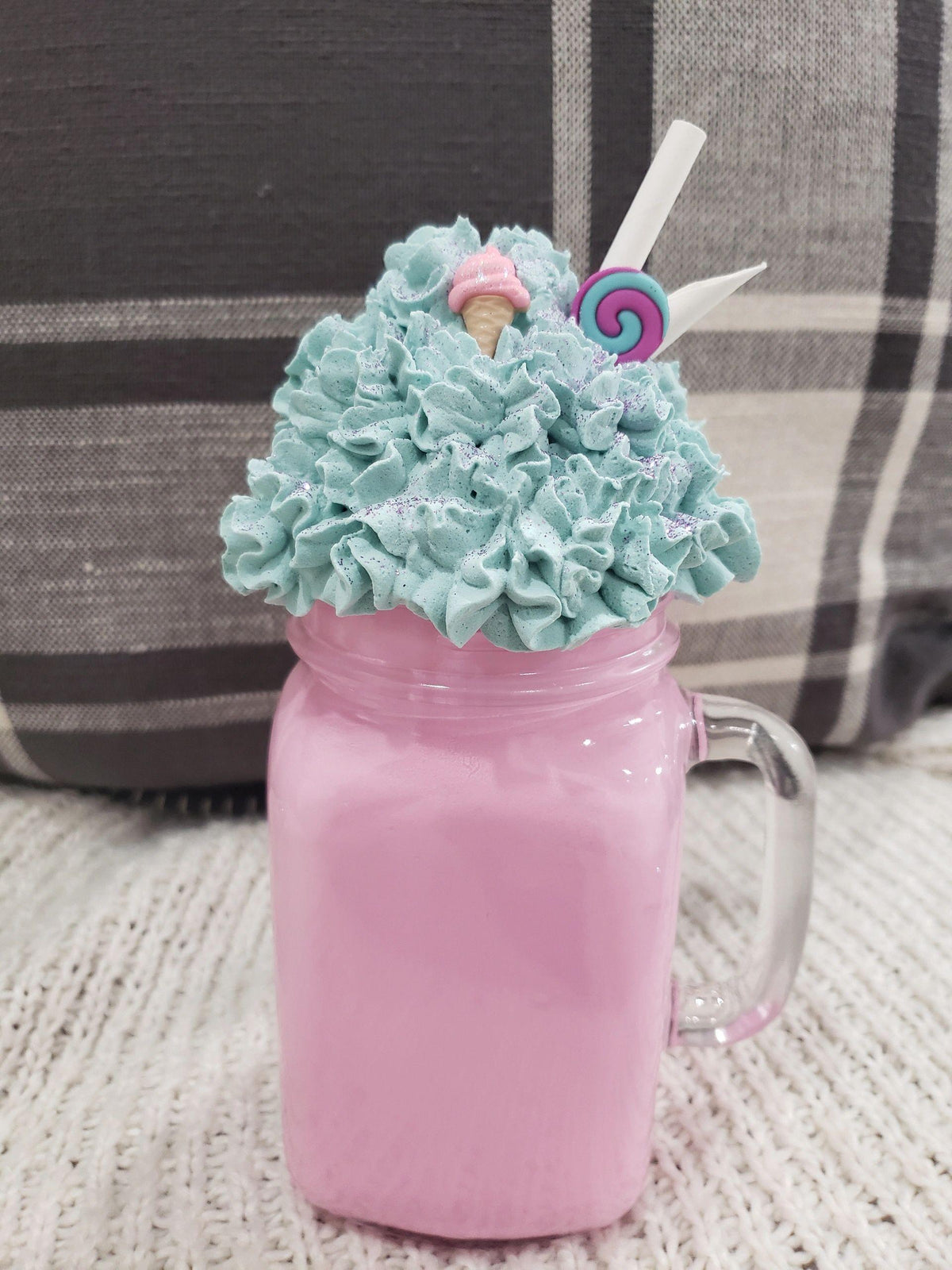Pip Posh Design Faux Sweet Décor Whipped Cotton Candy Sundae Desert Collection
