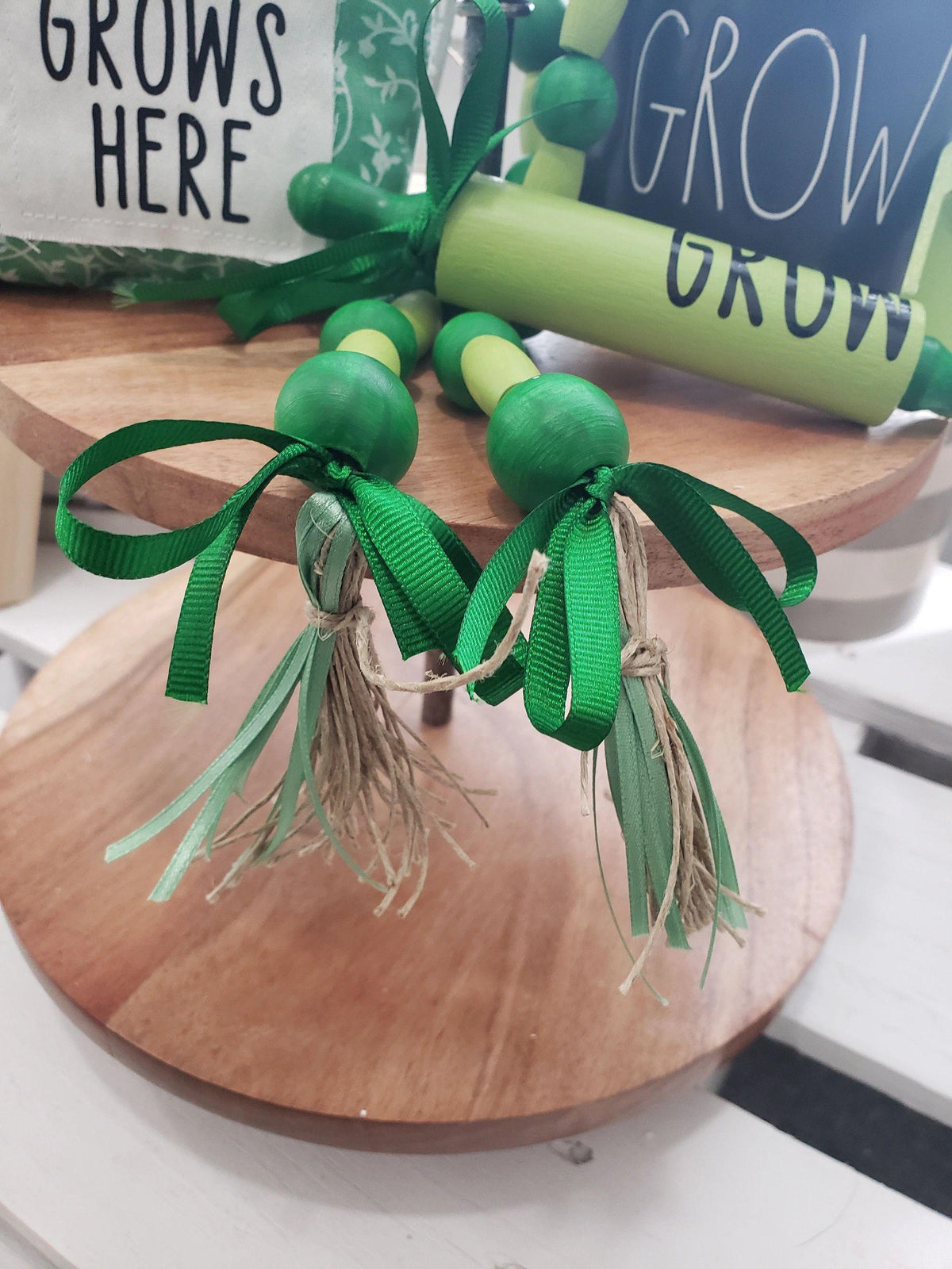 Pip Posh Original Design Plant Lady Rae Dunn Inspired Tier Décor Bundle Set of 4