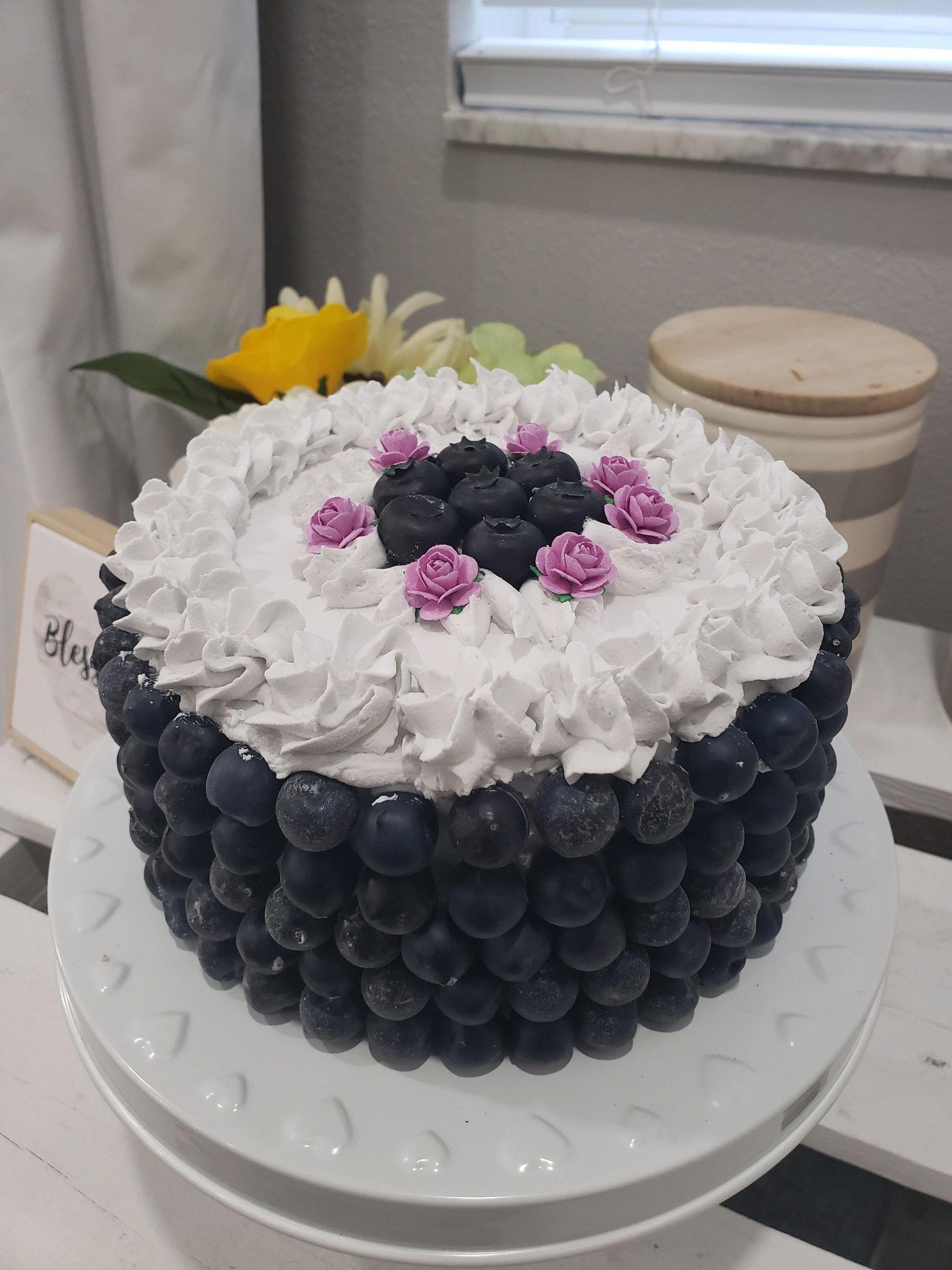 Pip Posh Design's Faux Sweet Décor Blueberry Cake Collection