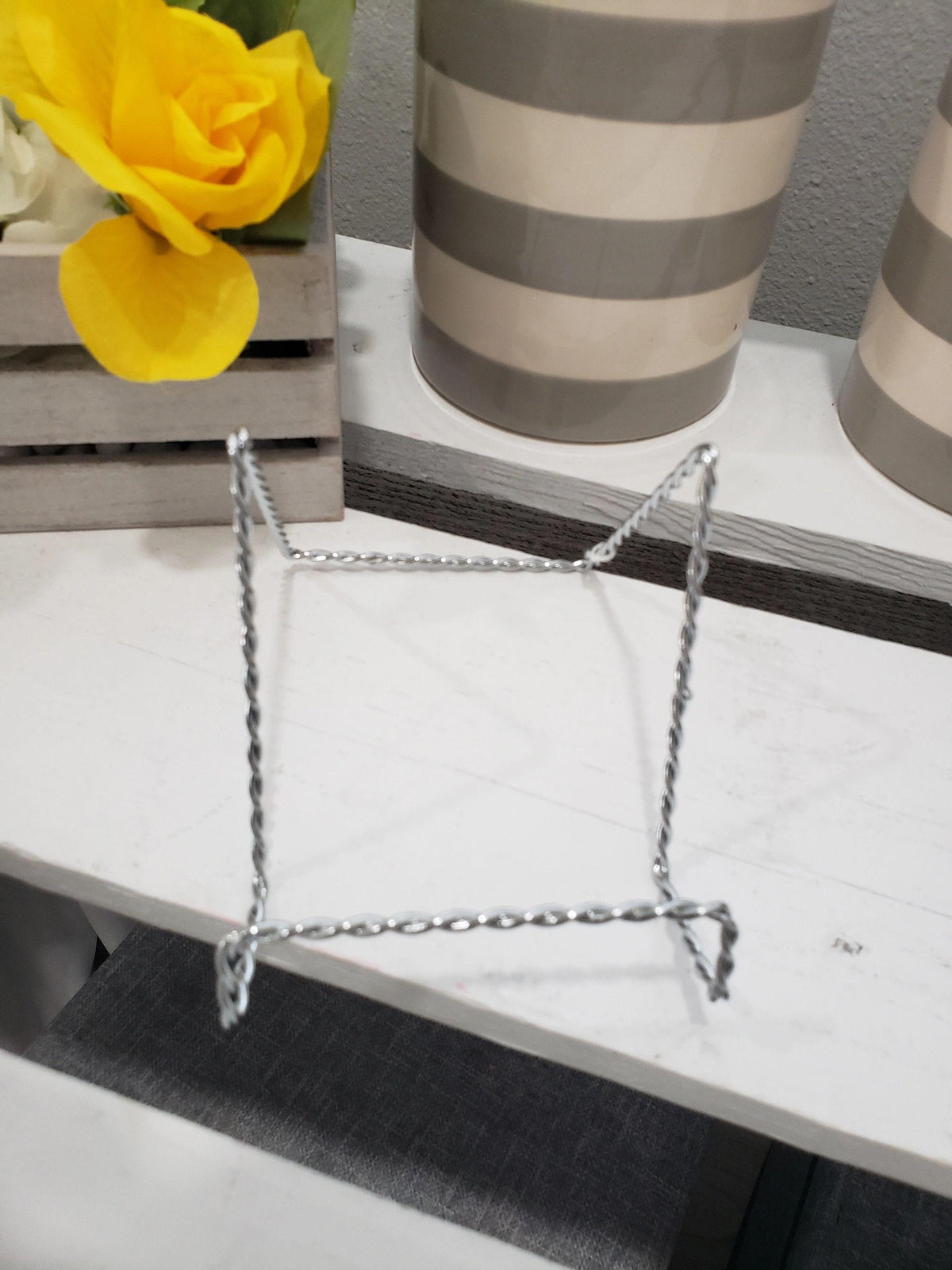 Pip Posh Original Design Wedding Table Top or Wall Décor &amp; Metal Stand