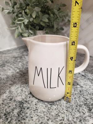 RAE DUNN Milk Pour Carafe Pitcher Farmhouse By Magenta NEW