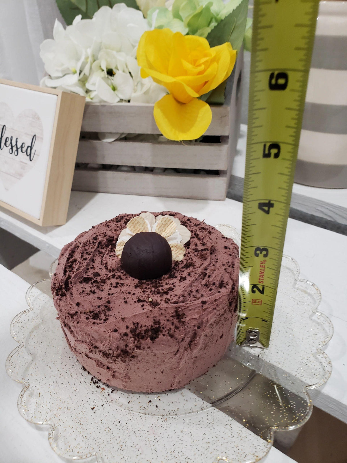 Pip Posh Design Faux Sweet Décor Mini Chocolate Fall Cake Collection