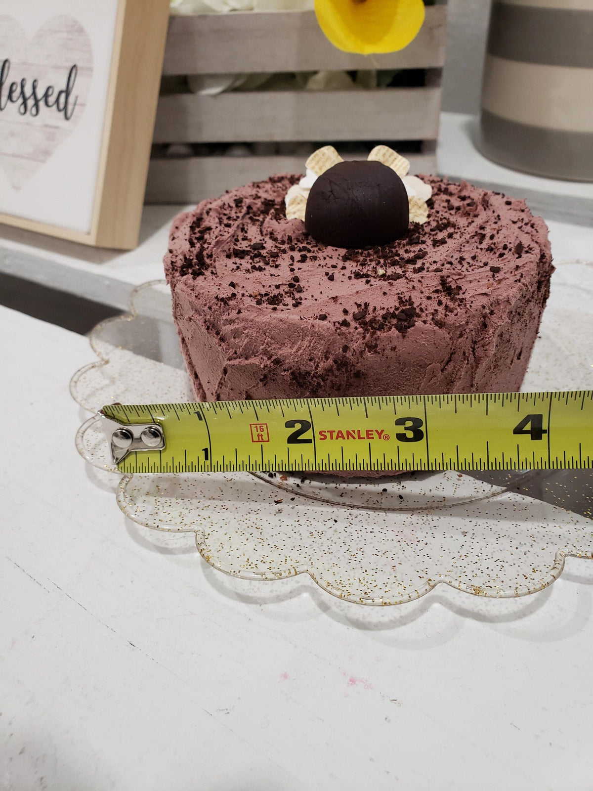 Pip Posh Design Faux Sweet Décor Mini Chocolate Fall Cake Collection