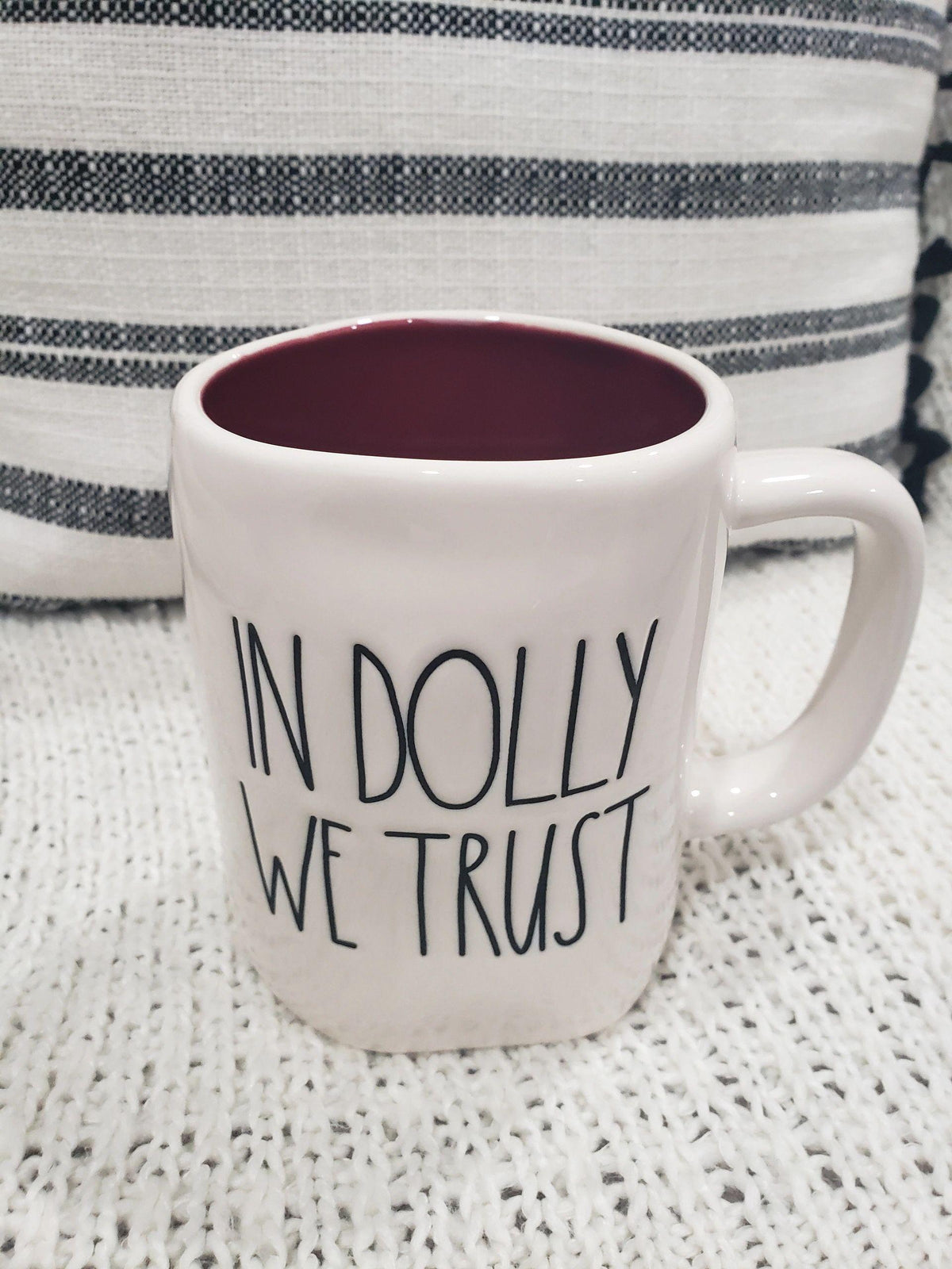 Rae Dunn &quot;In Dolly We Trust&quot; Mug Collection