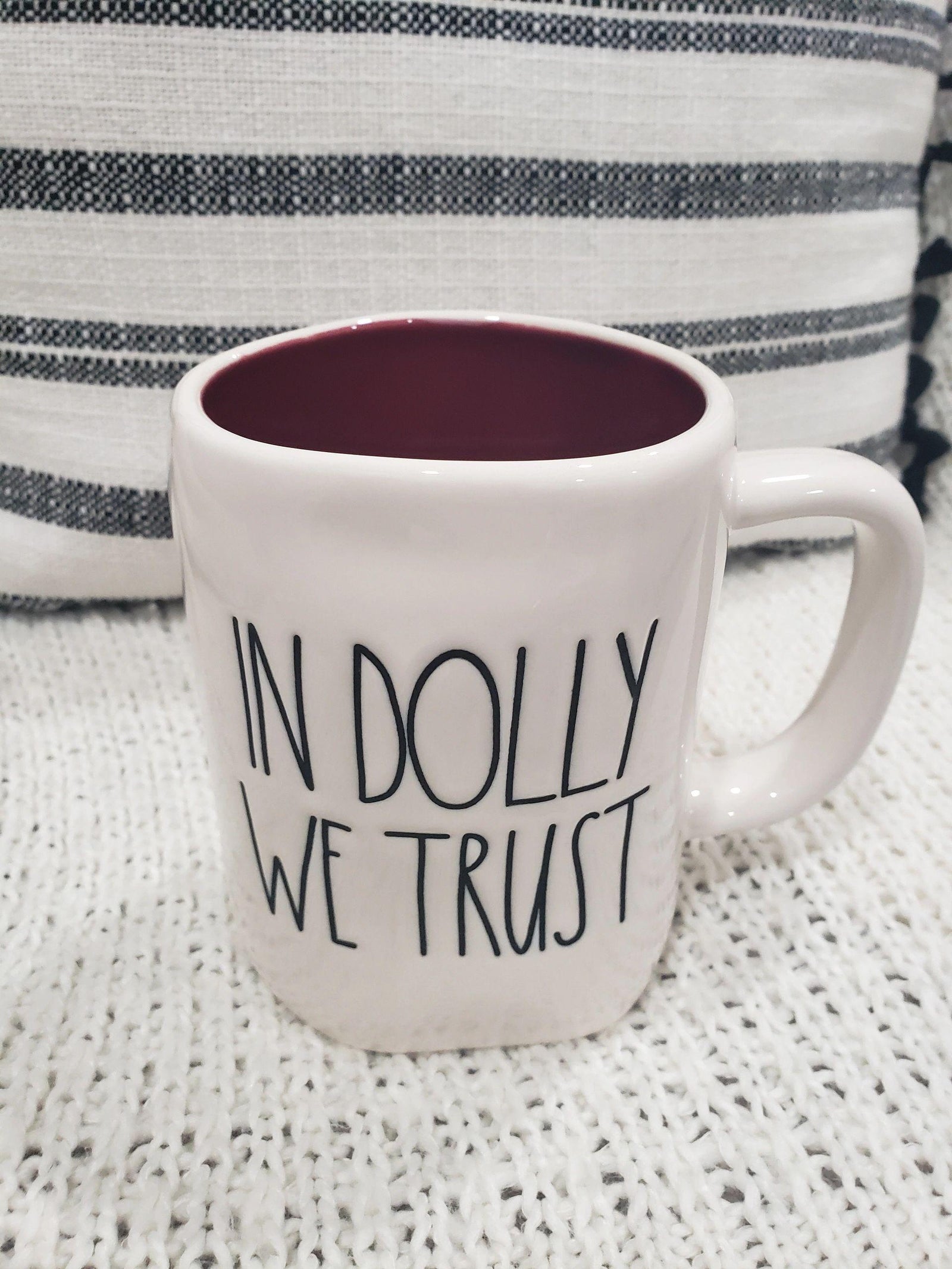 Rae Dunn "In Dolly We Trust" Mug Collection
