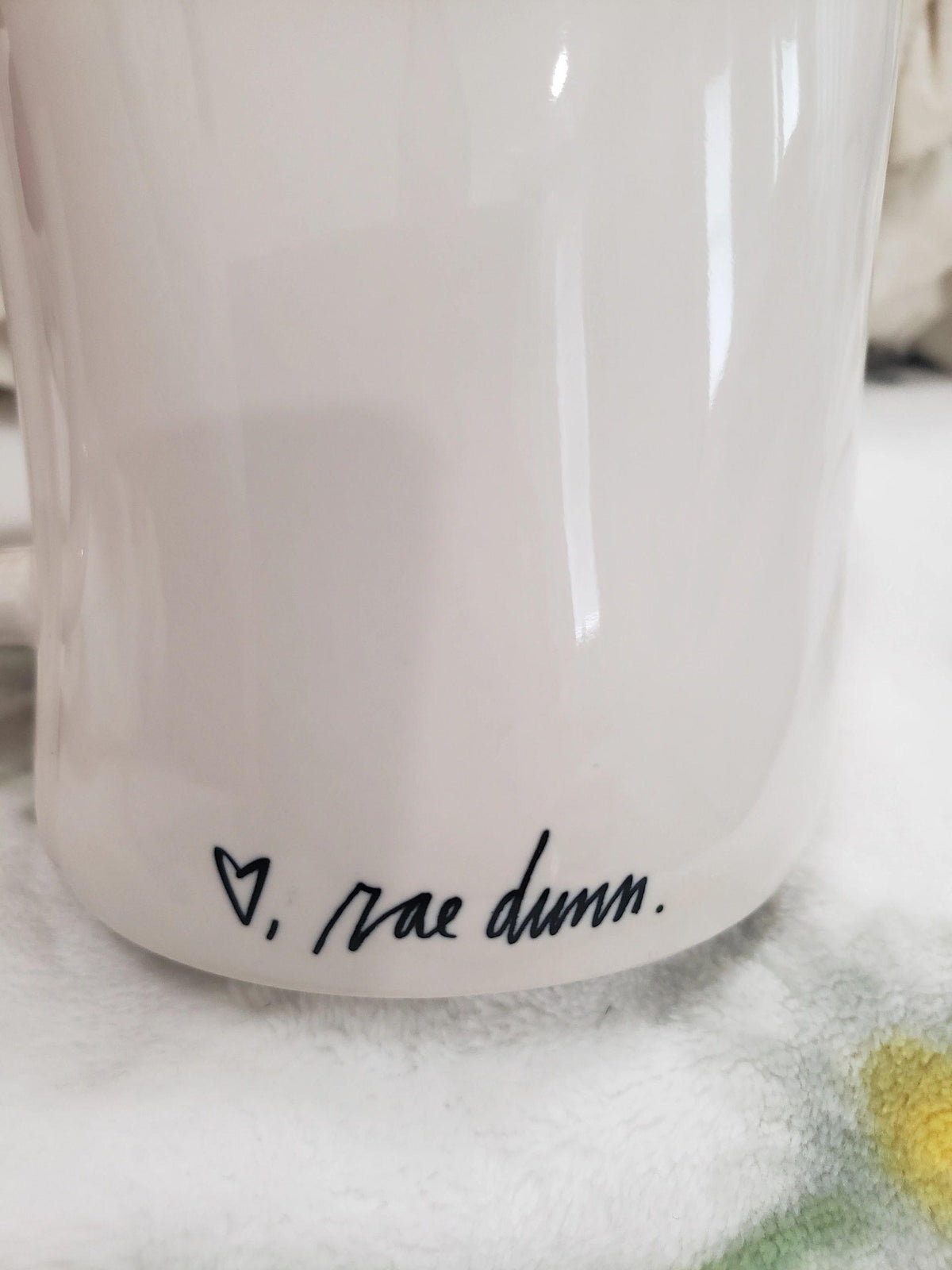 Rae Dunn &quot;Rae Dunn&quot; White Signature Mug Collection