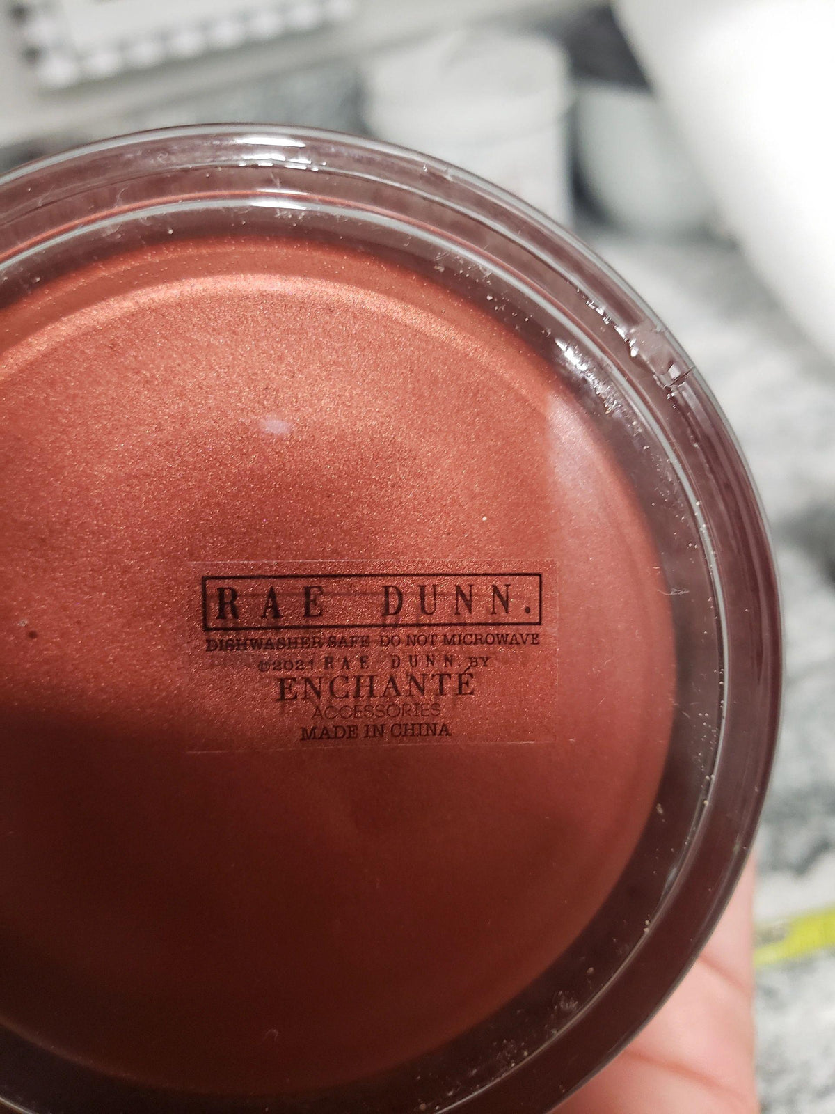 Rae Dunn &quot;Drink&quot; Glass Mug &amp; Pip Posh Design&#39;s Faux Sweet Décor Dark Iced Coffee Collection