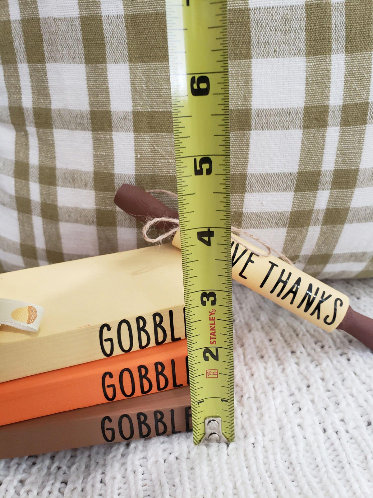 Pip Posh Original Design Rae Dunn Inspired Give Thanks Bundle Set of 2