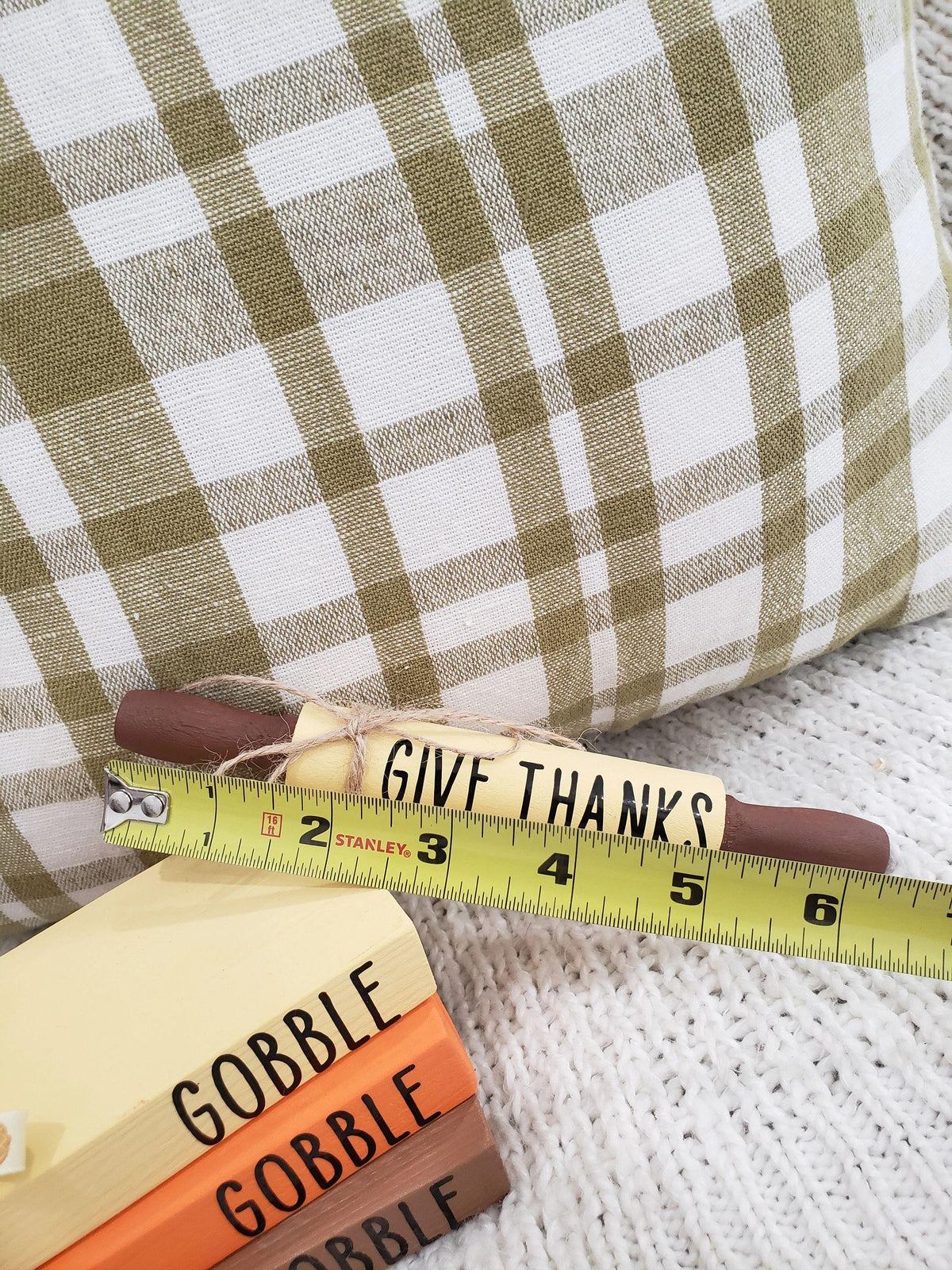 Pip Posh Original Design Rae Dunn Inspired Give Thanks Bundle Set of 2