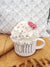 Rae Dunn "Coffee" Mug & Pip Posh Designs Faux Sweet Décor Whipped Topper Collection