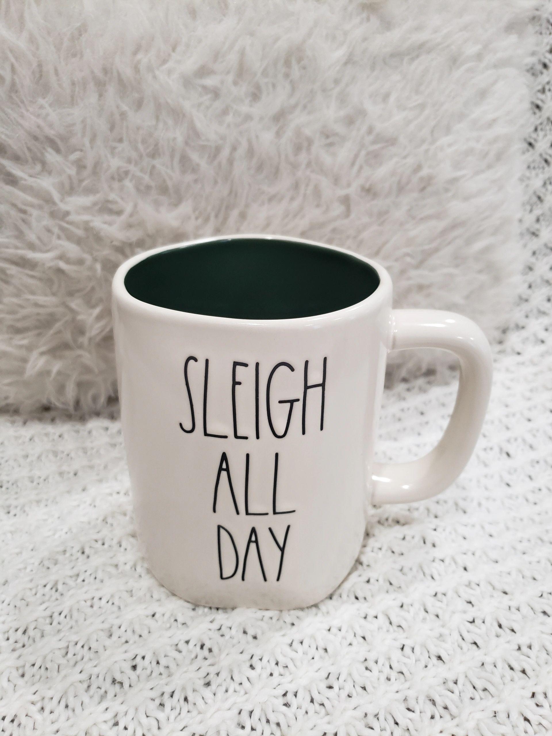 Rae Dunn "Sleigh All Day" Holiday Mug Collection