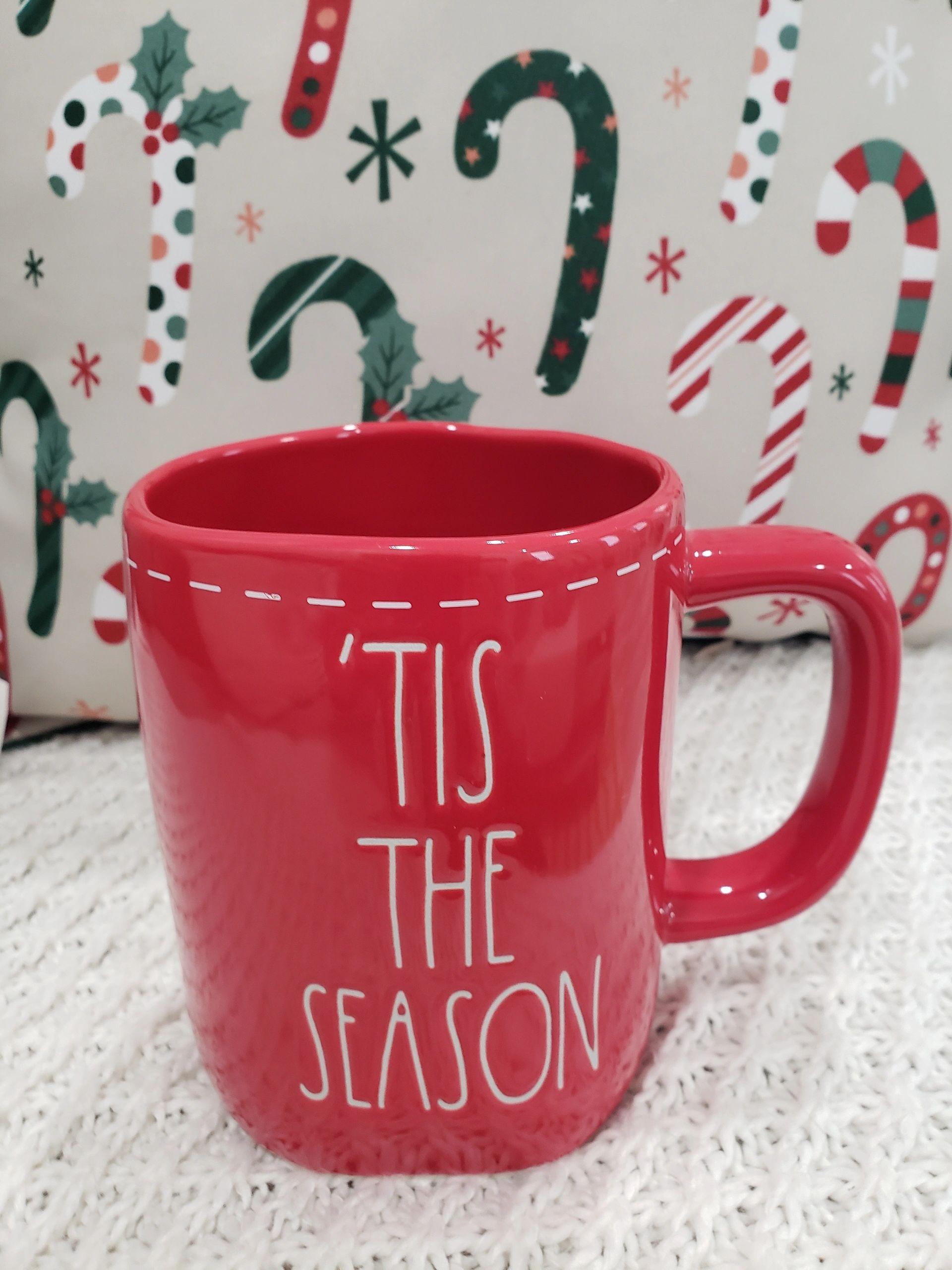 Rae Dunn "Tis The Season" Red Holiday Mug Collection