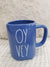 Rae Dunn "Oy Vey" Blue Mug Collection