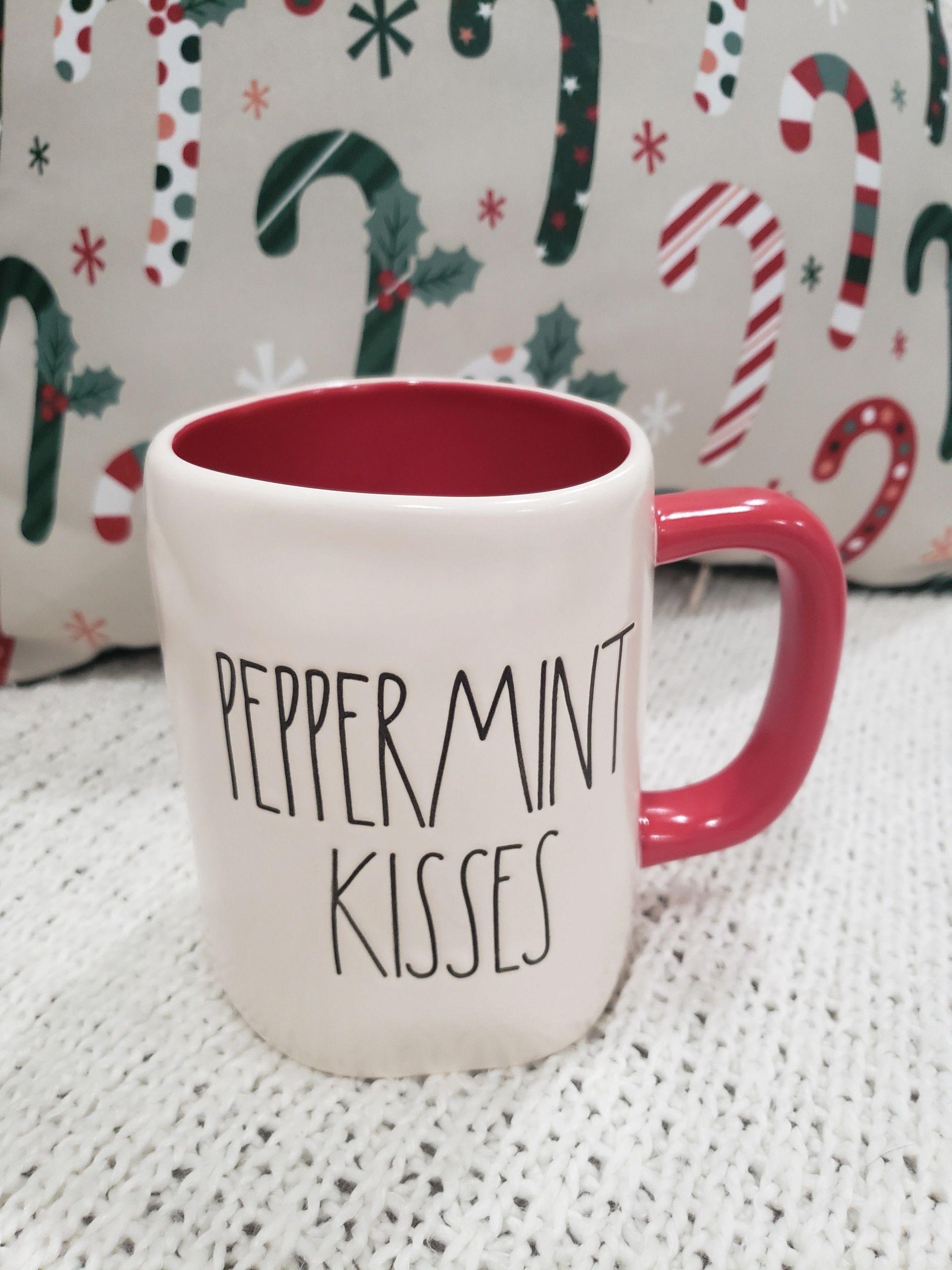 Rae Dunn "Peppermint Kisses" Holiday Mug Collection