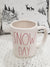 Rae Dunn "Snow Day" White Mug Holiday Collection