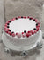 Pip Posh Design Faux Sweet Décor Vanilla Cranberry Holiday Cake Collection